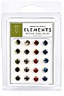 Medium Jewel Brads - EARTH TONE